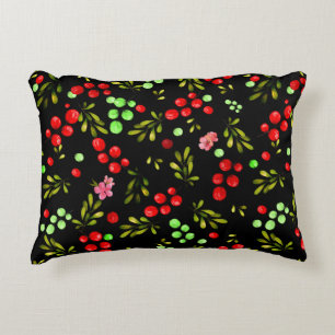 Berries Pattern Decorative Cushion