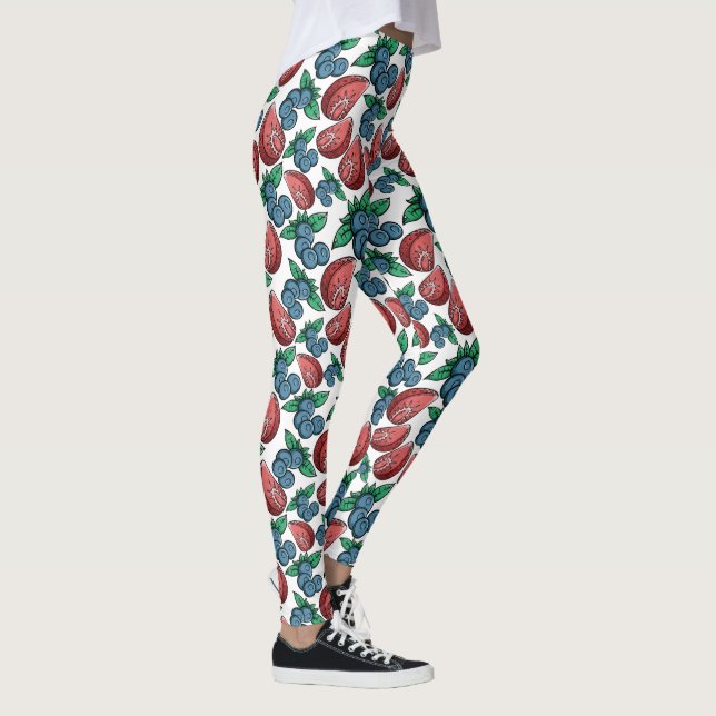 Berries Pattern leggings (Right)