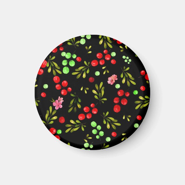 Berries Pattern Magnet (Front)