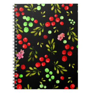 Berries Pattern Notebook