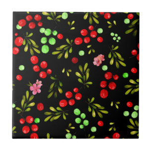 Berries Pattern Tile