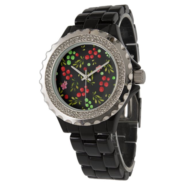 Berries Pattern Watch (Angled)