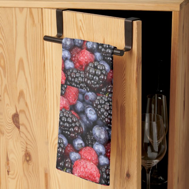 Berries Tea Towel (Thirds Fold)