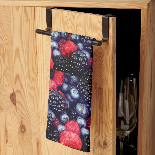 Berries Tea Towel (Thirds Fold)