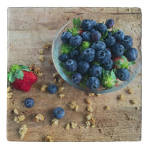 Berries Trivet Housewarming Gift Kitchen Decor