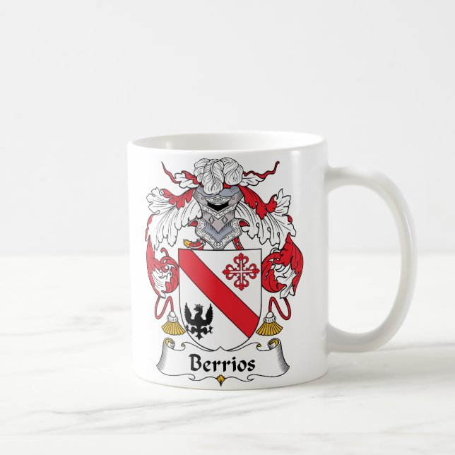 Berrios Family Crest Coffee Mug (Right)