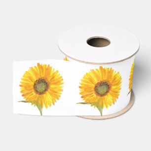 Berry 1st Birthday Party Sunflower Summer Fall Grosgrain Ribbon
