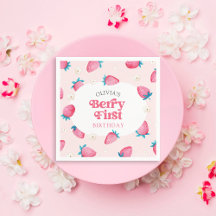 Berry 1st Birthday Strawberry First Birthday Party