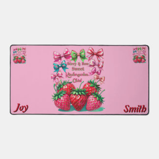 Berry and Bow Sweet Kindergarten Chic Desk Mat