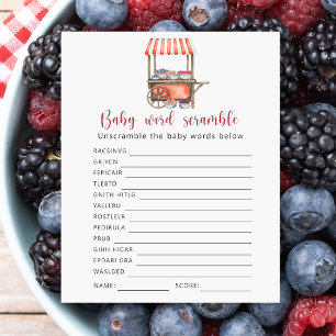Berry - Baby Word Scramble Game