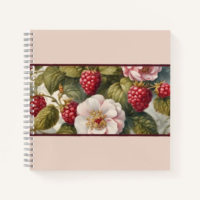 Berry Beautiful Garden Party: Square Notebook (Front)
