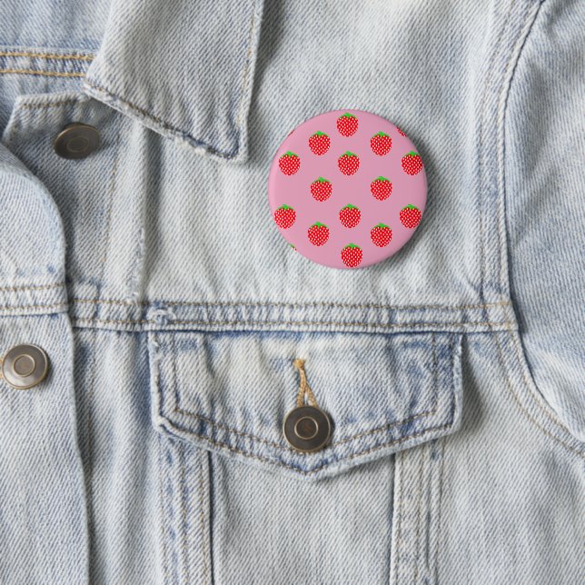 Berry Beautiful Summer 6 Cm Round Badge (In Situ)