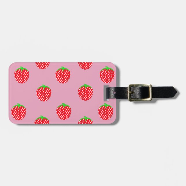 Berry Beautiful Summer Luggage Tag (Front Horizontal)