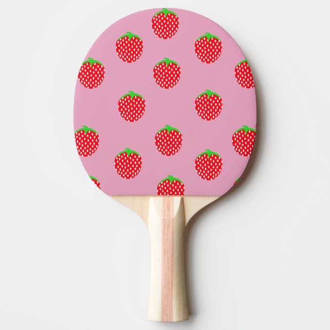 Berry Beautiful Summer Ping Pong Paddle (Front)