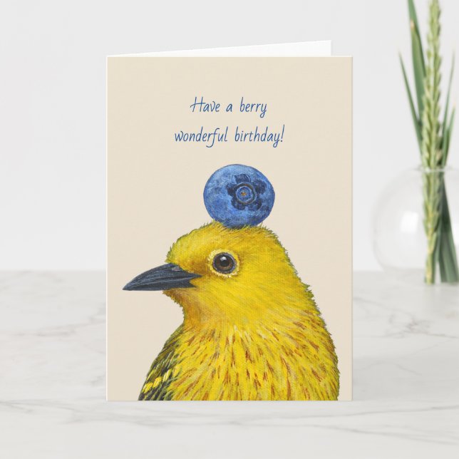 Berry Birthday card (Front)
