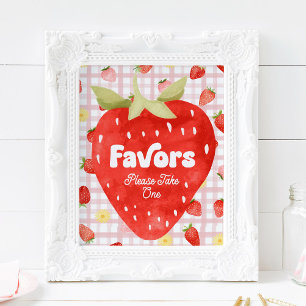 Berry Birthday Favour Sign