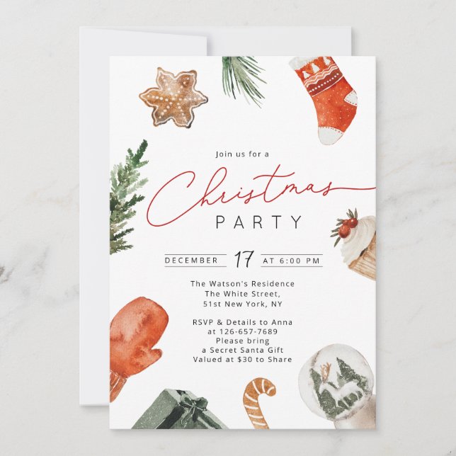 Berry Birthday Invitation, Blueberry 1st Birthday Invitation (Front)