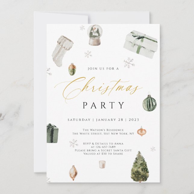 Berry Birthday Invitation, Blueberry 1st Birthday Invitation (Front)