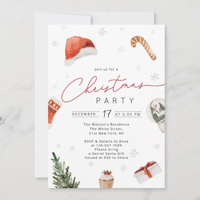 Berry Birthday Invitation, Blueberry 1st Birthday Invitation (Front)