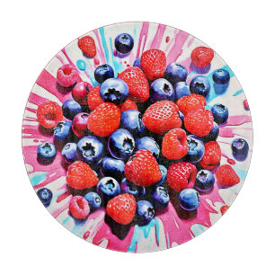 Berry Blast: Fruity Fun Cutting Board
