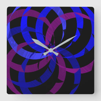 Berry Blend Geometric Wall Clock