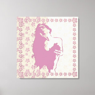 Berry Blossom - Wrapped Canvas