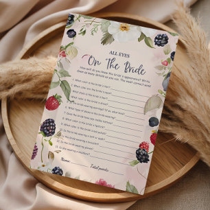 Berry Botanical All Eyes on the Bride Game