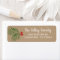 Berry Branch Kraft Holiday Return Address Labels