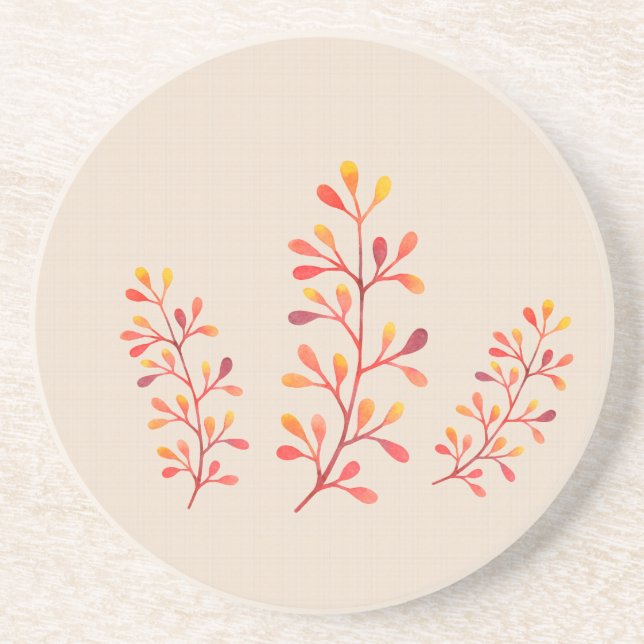 Berry Branches Coaster (Front)