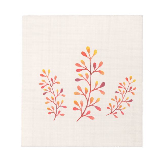 Berry Branches Notepad (Front)