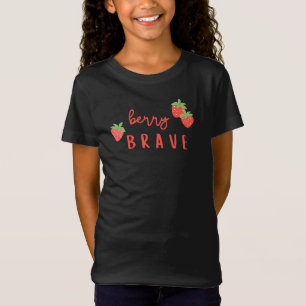 berry brave childhood cancer sick ill kids cute T-Shirt