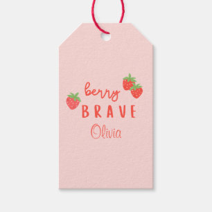 berry brave childhood cancer sick kids custom name gift tags