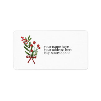 Berry Bundle Address Label