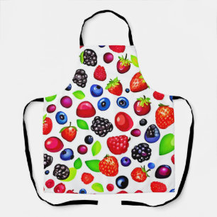 Berry Burst: Fruity Pattern Apron