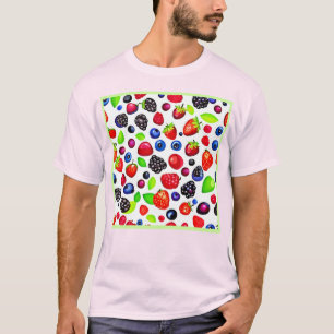 Berry Burst: Fruity Pattern T-Shirt