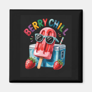 Berry chill popsicle sunglasses summer vibe magnet