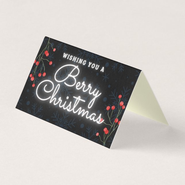 Berry Christmas 25 Pack Christmas Cards (Front)