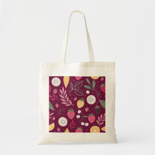 Berry Citrus Tote Bag – Vibrant Fruit Eco Shopper
