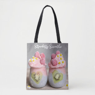 Berry Clean Vibes: Detox Smoothie & Chia Pudding Tote Bag