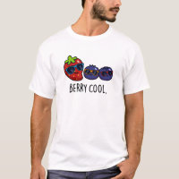 Berry Cool Funny Strawberry Blueberry Pun 
