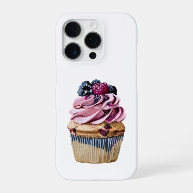 Berry Cupcake iPhone Case (Back)