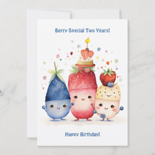 Berry Cute Anniversary Birthday Card
