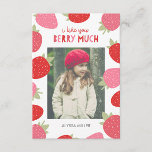 Berry Cute Classroom Valentine Invitation