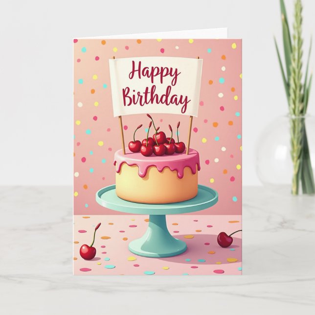 Berry Delight Birthday Card (Front)