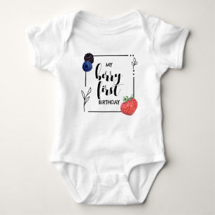Berry First   1st Birthday   Mixed Berry GOH Baby Bodysuit