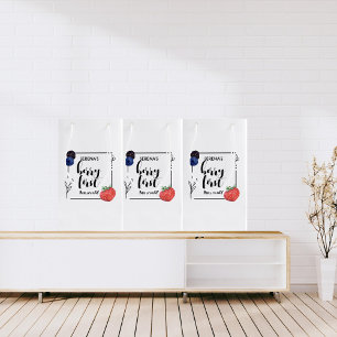 Berry First   1st Birthday   Mixed Berry   Minimal Small Gift Bag