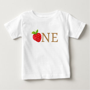 Berry First 1st Strawberry Birthday Baby T-Shirt