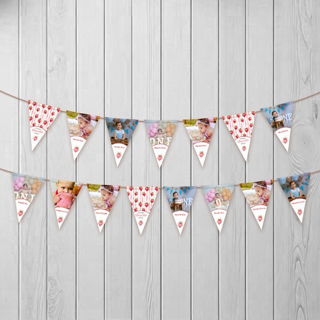 Berry First Birthday Banner (Creator Uploaded)
