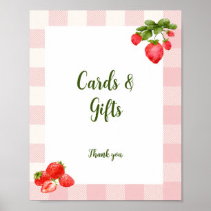 Berry First Birthday Customisable Sign