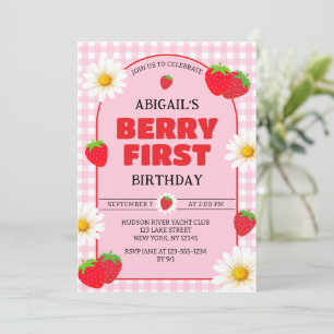 BERRY FIRST BIRTHDAY Invitation
